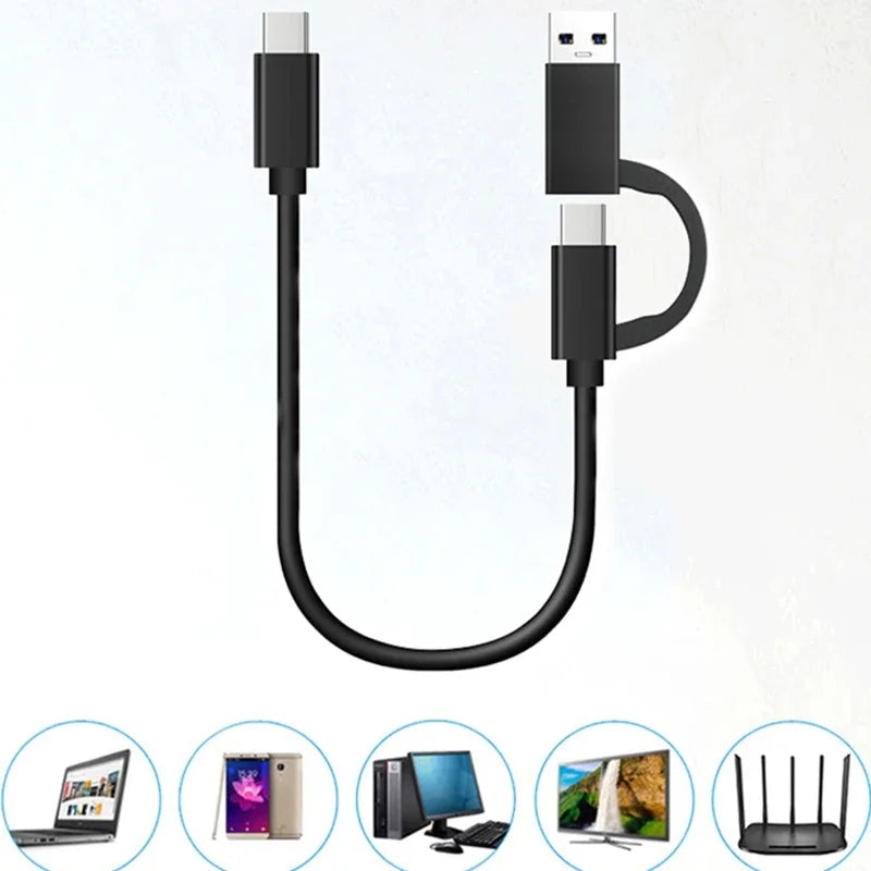 2 in 1 USB C Cable